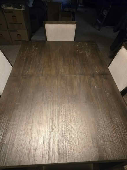 Photo of free Expanding Dining Table w/ 6 chairs (Huntington) #2