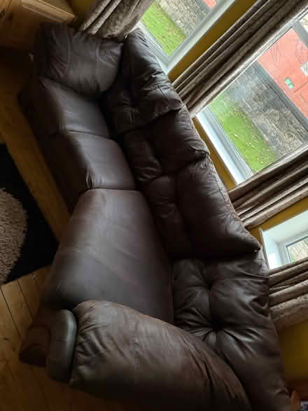 Photo of free Large brown curved corner sofa (New Brighton CH45) #3