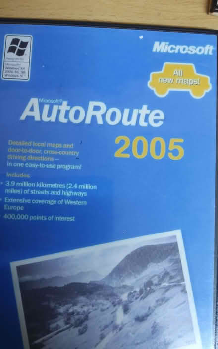 Photo of free Microsoft Autoroute 2005 Navigation Software for Windows (Vale LA1) #1