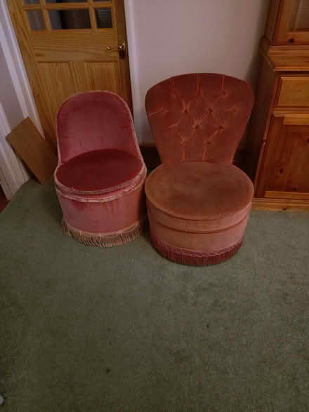 Photo of free Velvet Chairs (Mimbridge GU21) #1