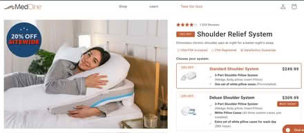 Photo of free MedCline Shoulder Relief System (South Elgin, IL) #1