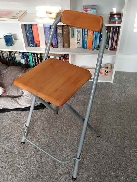 Photo of free Folding bar stool (Wallasey, CH45) #2