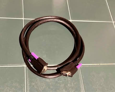 Photo of free VGA cable 1.5 m (CB1 (Petersfield) Mill Road) #1