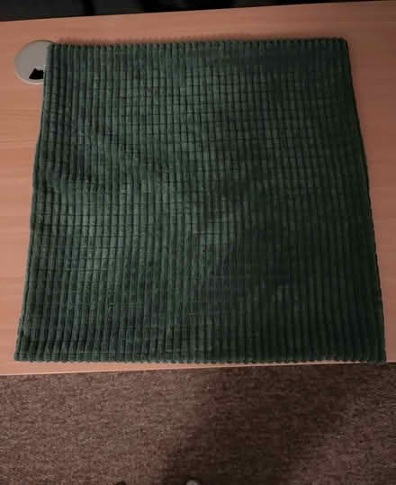Photo of free 2 Forest Green cushion covers (Brighton BN2 6) #1