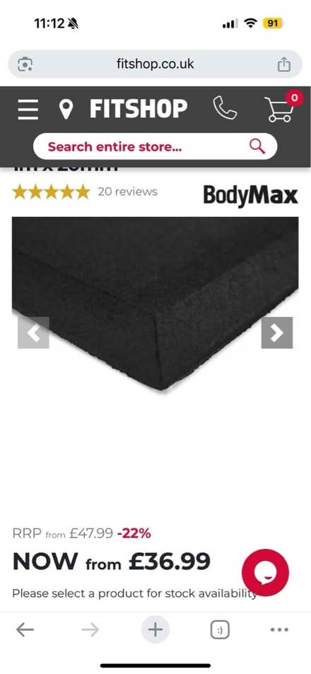 Photo of free 9 Sqm BodyMax Enduramax gym tiles (St John’s Wood NW8) #3