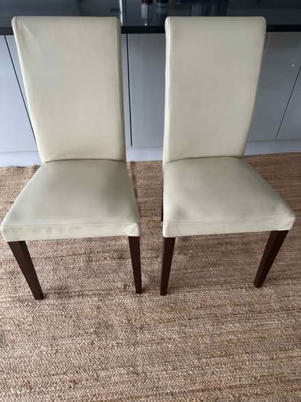 Photo of free Ivory chairs x 2 (Epsom KT18) #1