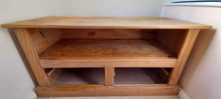 Photo of free Wooden TV cabinet with 2 drawers (Central Letchworth) #2