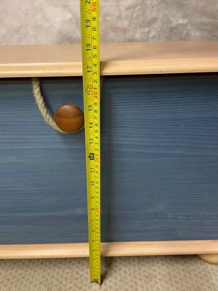 Photo of free Blue Wooden Storage Box (Wickford SS12) #3