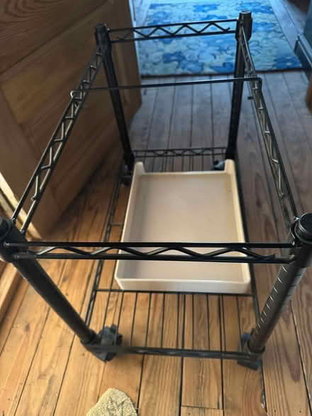 Photo of free Metal hanging folder rack on wheels (Swarthmore) #1