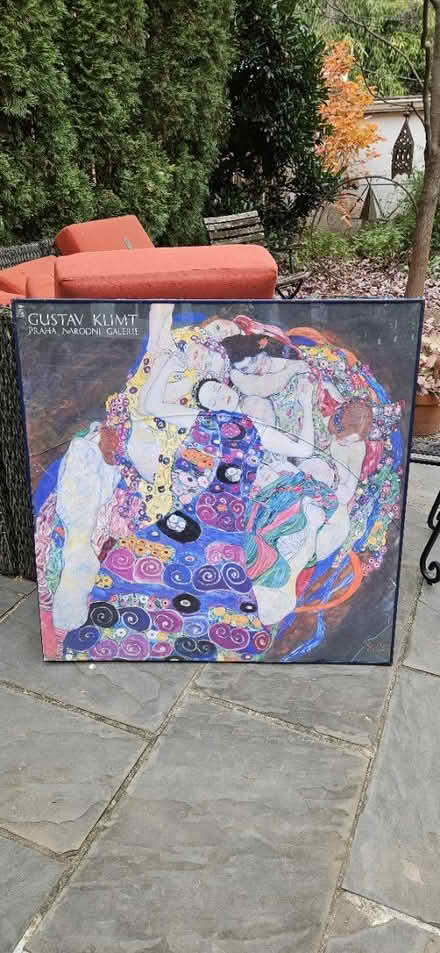 Photo of free Gustav Klimt Print Framed 36x36 (Burleith) #1