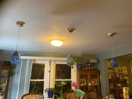 Photo of free 2 pendant lights (Methuen) #1