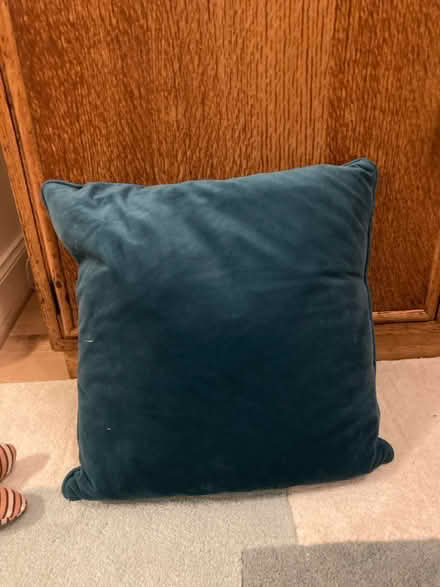 Photo of free Teal Cushion / Throw Pillow (Balerno, EH14) #2