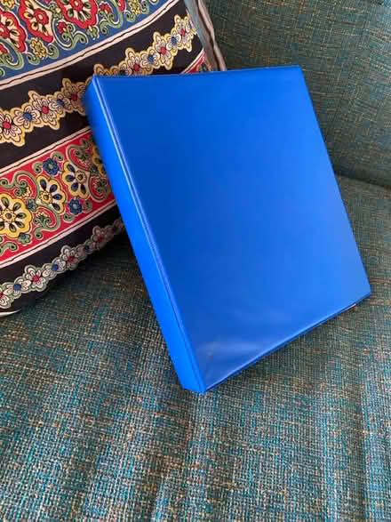 Photo of free 1.5” Blue Binder (Ashby & Sacramento) #2