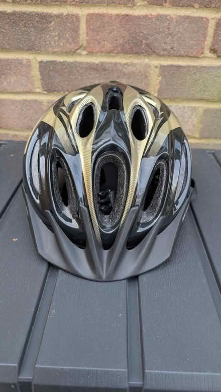 Photo of free Black & Gold Cycle Helmet (Ash Vale) #1