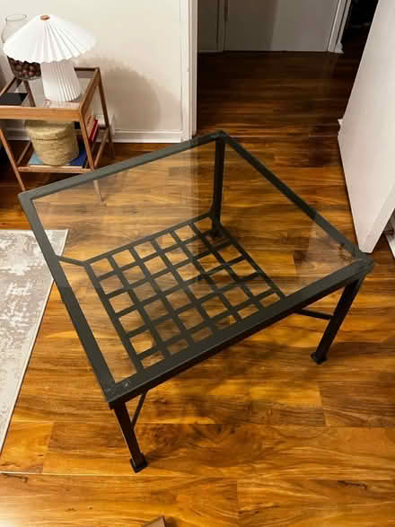 Photo of free IKEA old glass metal coffee table (Poplar E14) #2