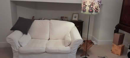 Photo of free 2 sofas with pouffe (Great Malvern WR14) #2