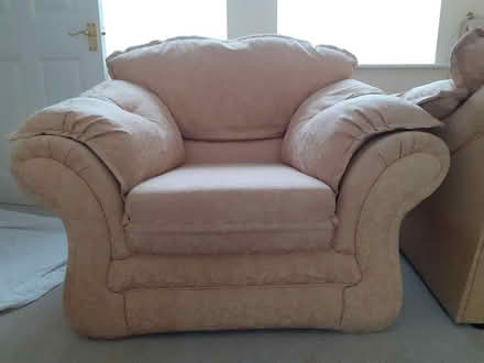 Photo of free Cream 3 piece suite sofa armchairs (Frome BA113HY) #3