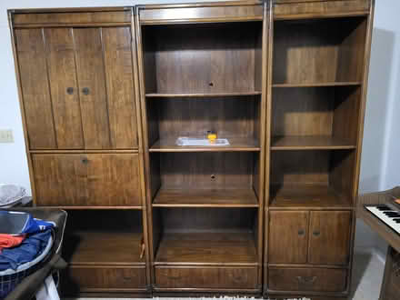 Photo of free 3-piece Solid wood wall unit (Pembroke Pines) #1