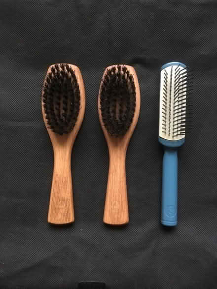 Photo of free Three “handbag” hairbrushes (Cromford DE4) #1