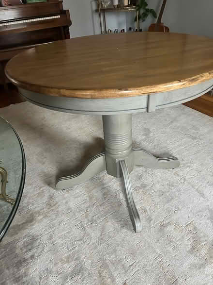 Photo of free Small round kitchen table (Barker St. North Andover) #2