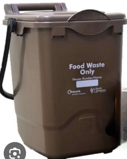Photo of Brown kerbside food recycling caddy (Weston-super-Mare BS23) #1