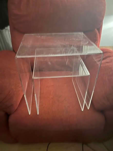 Photo of free 2 clear tables (Ipswich IP2) #1