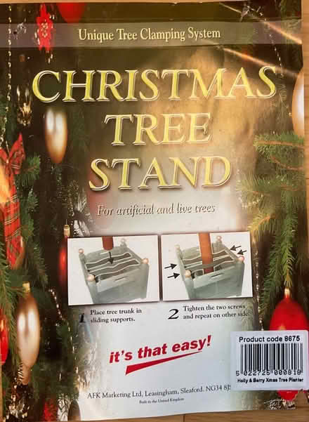 Photo of free Wooden Box Stand for Christmas Tree (Wallington PO16) #1