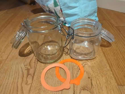 Photo of free 2 glass jars (Westgate LA3) #1
