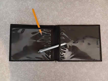 Photo of free Leather 'blue' badge wallet (Sutton SS4) #2