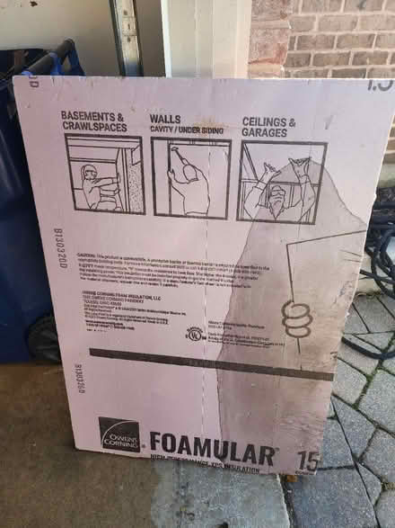 Photo of free Foam board, 30"w x 42"H (Downtown Wheaton) #1