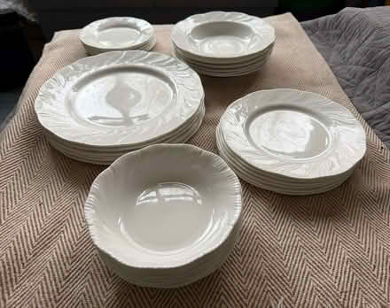 Photo of free White China Dinner Service - 6 places (almost) (Gayton CH60) #2