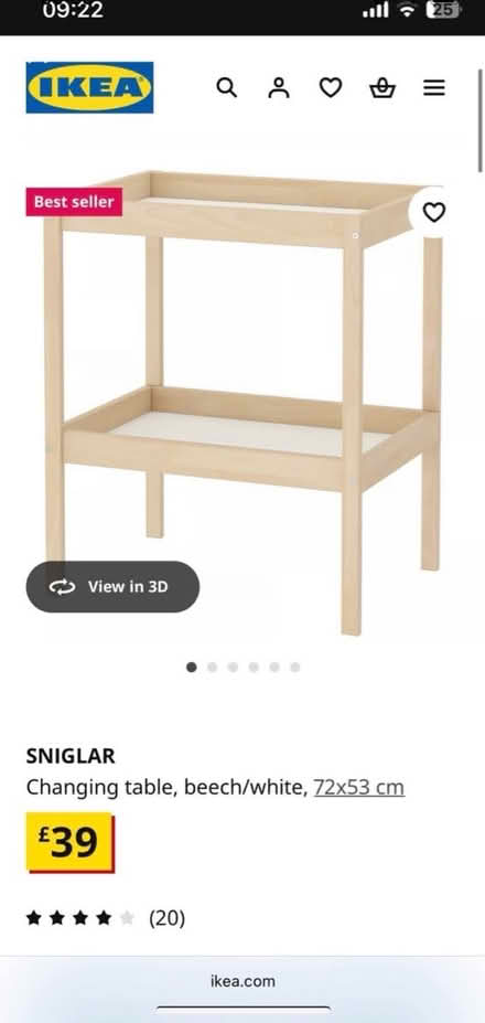 Photo of free IKEA Changing Table (Shirehampton,BS11) #3