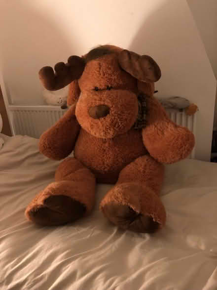 Photo of free Large cuddly reindeer (Whitchurch CF14) #1