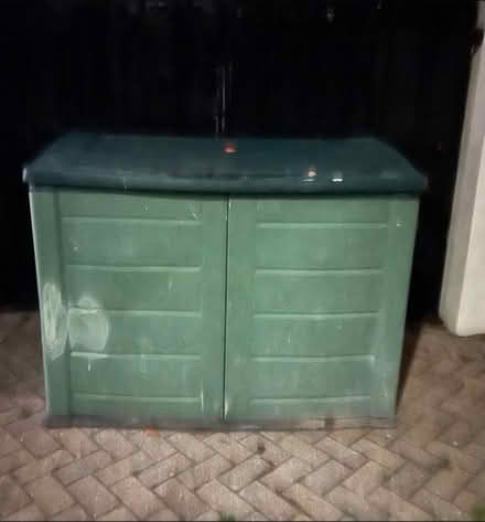 Photo of free Outdoor storage cupboard (Ig8 Woodford green) #1