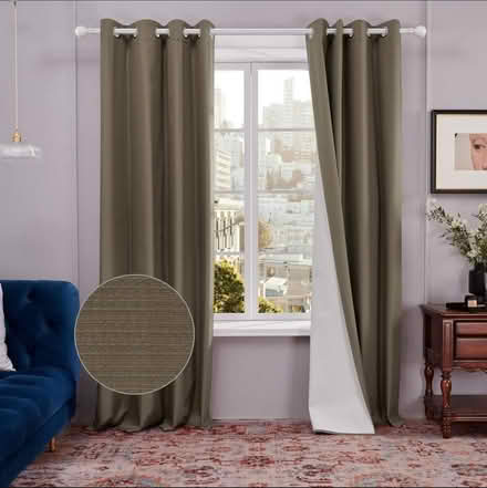 Photo of Long Curtains / material & Underlay (Mapperly NG3) #1