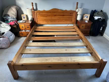 Photo of free King size bed frame (Chilton OX11) #1