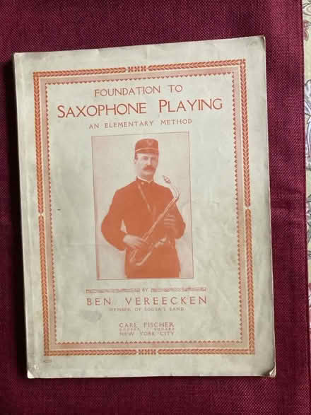 Photo of free Vintage Lesson Book for Saxophone (West Windsor) #1