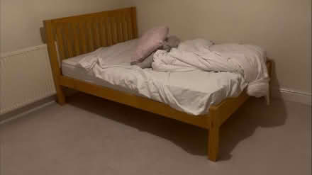 Photo of free Wooden Double bed (Langley SL3) #1