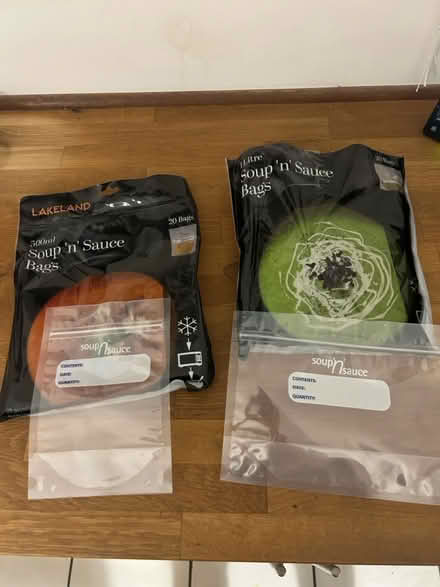 Photo of free Lakeland Soup/ sauce bags - 2 sizes (Banstead) #1