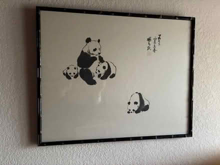 Photo of free Painting of pandas (west Cupertino) #1
