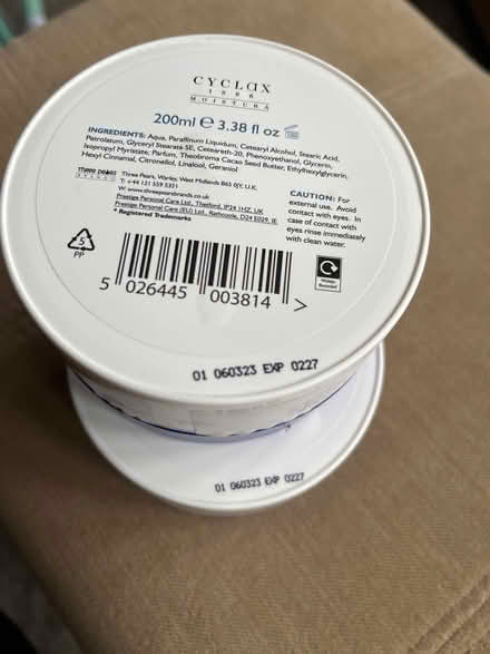 Photo of free Cyclax moisturising cream (Cheylesmore CV3) #2