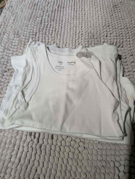 Photo of free Child's white vests age 3 to 4yrs (Caversham RG4) #1