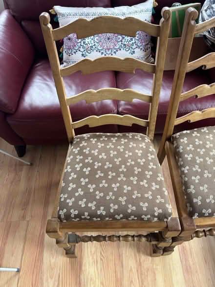 Photo of free 5 dinning room chairs (Hasland, S41) #1