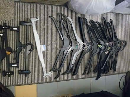 Photo of free 35 assorted coat hangers (Kempsey WR5) #1
