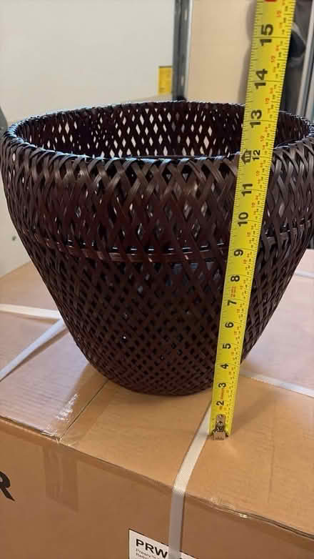 Photo of free Woven brown basket in great shape (Cupertino by De Anza College) #2