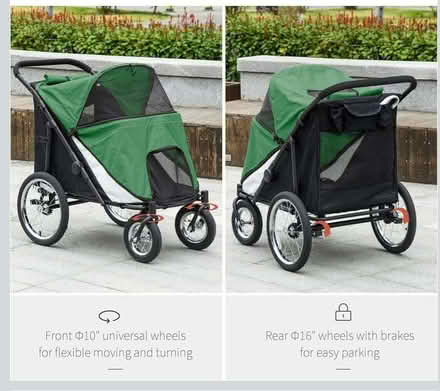Photo of free Black PawHut pet stroller (used) and rain cover (new) (Lifford B30) #2