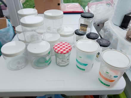 Photo of free 15 empty screw top jars, and 2 empty snap top jars (Frogmore GU17) #1