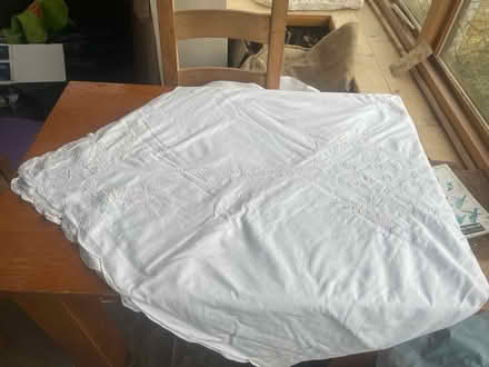 Photo of free Large embroidered/lace tablecloths (Fairfield LA1) #2