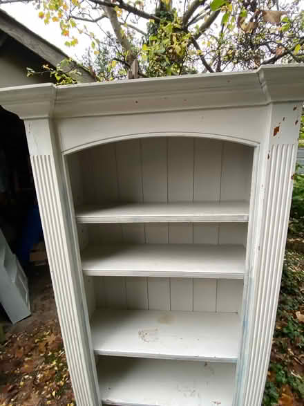 Photo of free Tall, wooden shelves. (Merton Park SW19) #2