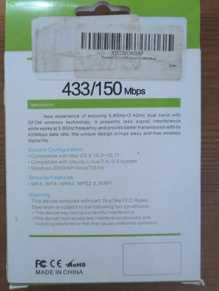Photo of free Wi-Fi adapter (Headington OX3) #2
